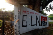 Mural alusivo al ELN en El Palo (Colombia). /-EFE / CHRISTIAN ESCOBAR MORA