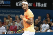 Rafa Nadal en el torneo de Brisbane, Australia.-EFE / DAVE HUNT