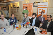 Rueda de prensa de hoy de Ciudadanos.-VALENTÍN GUISANDE