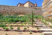 Tramo de la muralla de Almazán restaurado.-ÁLVARO MARTÍNEZ