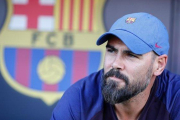 Víctor Valdés, técnico del Juvenil del Barça.-VALENTÍ ENRICH