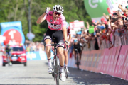Tom Dumoulin vence en la cima de Oropa.-LUK BENIES