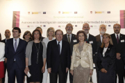 La reina Sofía inaugura el III Simposio Internacional ‘Avances en la investigación sociosanitaria en la enfermedad del Alzheimer’, en el que interviene el presidente en funciones de la Junta de Castilla y León, Juan Vicente Herrera, la presidenta de las c-Ical