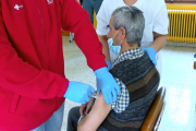 Vacunación en Soria. MARIO TEJEDOR