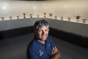 Toni Nadal, entrenador de Rafael, repasa la carrera tenística de su sobrino.-JORDI COTRINA