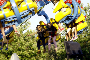 Atracciones de feria en las fiestas de San Juan. HDS