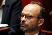 El primer ministro francés, Edouard Philippe, en el parlamento este miércoles.-CHARLES PLATIAU