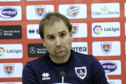 Arrasate sólo piensa en sumar los puntos ante el Lorca.-Luis Ángel Tejedor
