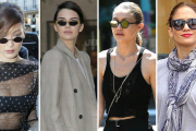 De izquierda a derecha, Bella Hadid, Kendall Jenner, Gigi Hadid y Jennifer Lopez.-