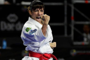 La campeonísima karateka de Talavera de la Reina Sandra Sánchez.-