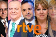 Los candidatos que se han presentado hasta la fecha para presidir RTVE. /-EL PERIÓDICO