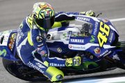 El piloto italiano de MotoGP Valentino Rossi, en el circuito de Jerez.-EFE / ROMÁN RÍOS