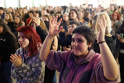 La convocatoria de huelga de los colectivos feministas ha generado rechazo en algunos estamentos de las sociedad española.-EMILIO NARANJO (EFE)