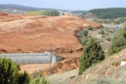 Obras en la Autovía del Duero en La Mallona hace unos años.-VALENTÍN GUISANDE