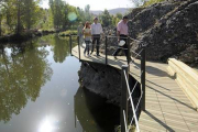 Pasarela de las márgenes, en una imagen de archivo.-VALENTÍN GUISANDE