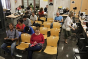 Oficina de la Seguridad Social en Barcelona.-ALFREDO CASAS