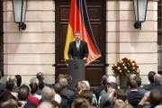 El presidente de Rumania, Klaus Iohannis, será el encargado de escoger un nuevo primer ministro.-EFE / FELIPE TRUEBA