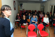 Mesa redonda sobre igualdad programada ayer por UGT.-ÁLVARO MARTÍNEZ