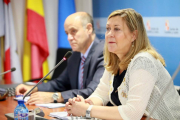 La consejera de Economía y Hacienda, Pilar del Olmo, presenta la Contabilidad Regional de Castilla y León correspondiente al II trimestre de 2015-Ical
