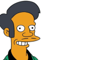 Apu, el controvertido personaje indio de la serie Los Simpson.-