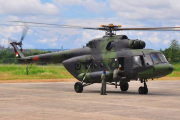 Un helicóptero de los equipos de rescate indonesio.-Foto: AFP / INDRAYADI THAMRIN