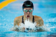 Jessica Vall, en los 200 metros braza.-EFE / ROMAN PILIPEY
