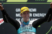 Marcos Ramírez celebra su triunfo de hoy en Montmeló.-AFP