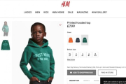 El polémico anuncio de H&M.-