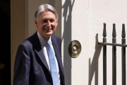 El exministro de Economia británico, Phillip Hammond.-NIKLAS HALLEN (AFP)