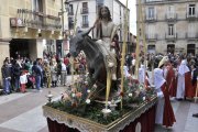 Turno ya de las procesiones por las calles de la capital con ‘La Borriquilla’ al frente.-VALENTÍN GUISANDE