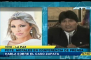 El presidente de Bolivia, Evo Morales, reclama conocer a su hijo, que creía muerto.-