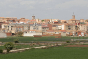 Panorámica del casco urbano de Almazán.-V. G.