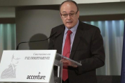 El exgobernador del Banco de España, Luis María Linde, en mayo del año pasado.-ZIPI (EFE)