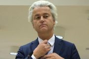 Geert Wilders ante el tribunal.-AP / PETER DEJONG