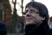 El expresident Carles Puigdemont defiende no poder renunciar a la unilateralidad si el Estado no renuncia a la suya.-/ BLANCA BLAY (ACN)