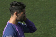 Isco, en un entrenamiento del Madrid.-EFE / KIKO HUESCA