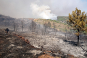Incendio sufrido en la provincia en una imagen de archivo. HDS