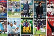 Escaparate con una selección de las revistas editadas por El Gráfico.-EL PERIÓDICO