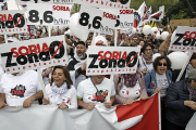 Manifestación de Soria ya en Madrid. MARIO TEJEDOR