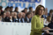 María Dolores de Cospedal, en la clausura del congreso del PP.-AFP / CURTO DE LA TORRE