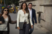 Anna Vidal, esposa de Oriol Pujol.-CARLOS MONTAÑÉS