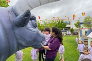 Celebración de La Saca en el centro infantil Gloria Fuertes dentro de su proyecto sanjuanero. HDS
