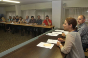 Reunión de la Comisión Ejecutiva Provincial del PSOE de Palencia para analizar los resultados de las pasadas elecciones autonómicas y municipales.-Ical