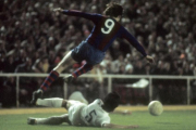 Johan Cruyff, durante su etapa como futbolista del Barça.-MIGUEL ALONSO