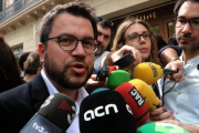 El adjunto a la presidencia de ERC, Pere Aragonès.-LAURA BATLLE (ACN)