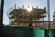Una vivienda en construcción en la capital.-Mario Tejedor