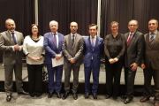 La junta directiva de la Asociación Interim Management España (AIME).-EL PERIÓDICO