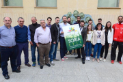 Los representantes de los deportes convocados en la presentación de las Miniolimpiadas Joven In que organiza Caja Rural.-Álvaro Martínez