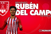 Rubén del campo, nuevo delantero del Numancia. CD NUMANCIA