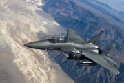 Un avión de combate F15.-PIXABAY.COM